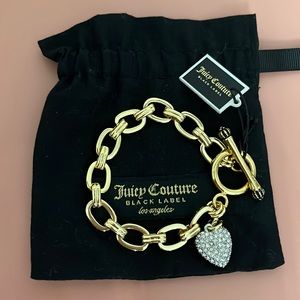Juicy heart charm bracelet